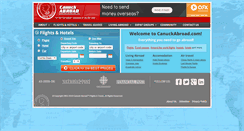 Desktop Screenshot of canuckabroad.com